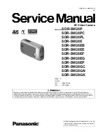 Panasonic SDR-SW20E Service Manual preview