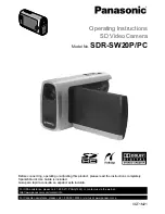 Panasonic SDR-SW20P Operating Instructions Manual preview