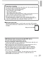 Предварительный просмотр 21 страницы Panasonic SDR-SW20P Operating Instructions Manual