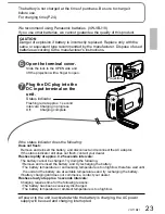 Предварительный просмотр 23 страницы Panasonic SDR-SW20P Operating Instructions Manual