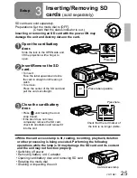 Предварительный просмотр 25 страницы Panasonic SDR-SW20P Operating Instructions Manual