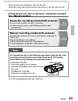 Предварительный просмотр 33 страницы Panasonic SDR-SW20P Operating Instructions Manual