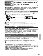 Preview for 61 page of Panasonic SDR-SW20P Operating Instructions Manual