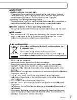 Предварительный просмотр 7 страницы Panasonic SDR-SW21 Operating Instructions Manual