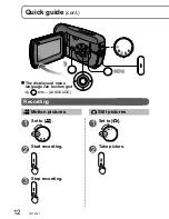 Предварительный просмотр 12 страницы Panasonic SDR-SW21 Operating Instructions Manual