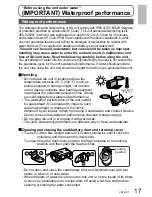 Предварительный просмотр 17 страницы Panasonic SDR-SW21 Operating Instructions Manual