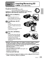 Предварительный просмотр 25 страницы Panasonic SDR-SW21 Operating Instructions Manual