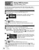 Предварительный просмотр 70 страницы Panasonic SDR-SW21 Operating Instructions Manual