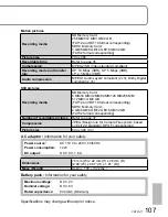 Предварительный просмотр 107 страницы Panasonic SDR-SW21 Operating Instructions Manual