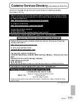 Предварительный просмотр 111 страницы Panasonic SDR-SW21 Operating Instructions Manual