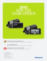 Preview for 1 page of Panasonic SDR-T50 Brochure