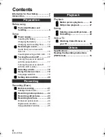 Preview for 6 page of Panasonic SDRH85 - HDD SD CAMCORDER Operating Instructions Manual