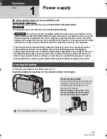 Preview for 11 page of Panasonic SDRH85 - HDD SD CAMCORDER Operating Instructions Manual