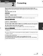 Preview for 29 page of Panasonic SDRH85 - HDD SD CAMCORDER Operating Instructions Manual