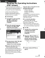 Preview for 35 page of Panasonic SDRH85 - HDD SD CAMCORDER Operating Instructions Manual