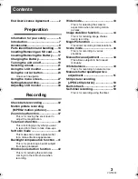 Preview for 3 page of Panasonic SDRS150 - SD MOVIE CAMERA Operating Instructions Manual