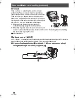 Preview for 12 page of Panasonic SDRS150 - SD MOVIE CAMERA Operating Instructions Manual