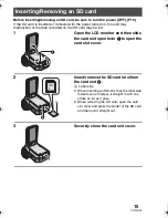 Preview for 15 page of Panasonic SDRS150 - SD MOVIE CAMERA Operating Instructions Manual