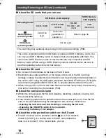 Preview for 16 page of Panasonic SDRS150 - SD MOVIE CAMERA Operating Instructions Manual