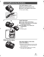 Preview for 17 page of Panasonic SDRS150 - SD MOVIE CAMERA Operating Instructions Manual