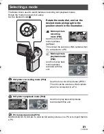 Preview for 21 page of Panasonic SDRS150 - SD MOVIE CAMERA Operating Instructions Manual