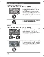 Preview for 24 page of Panasonic SDRS150 - SD MOVIE CAMERA Operating Instructions Manual