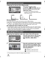 Preview for 30 page of Panasonic SDRS150 - SD MOVIE CAMERA Operating Instructions Manual