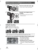 Preview for 34 page of Panasonic SDRS150 - SD MOVIE CAMERA Operating Instructions Manual