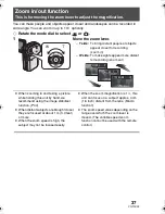 Preview for 37 page of Panasonic SDRS150 - SD MOVIE CAMERA Operating Instructions Manual