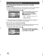 Preview for 38 page of Panasonic SDRS150 - SD MOVIE CAMERA Operating Instructions Manual