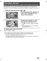 Preview for 39 page of Panasonic SDRS150 - SD MOVIE CAMERA Operating Instructions Manual