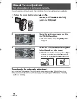 Preview for 48 page of Panasonic SDRS150 - SD MOVIE CAMERA Operating Instructions Manual