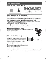 Preview for 50 page of Panasonic SDRS150 - SD MOVIE CAMERA Operating Instructions Manual