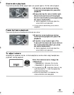 Preview for 61 page of Panasonic SDRS150 - SD MOVIE CAMERA Operating Instructions Manual