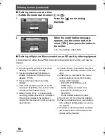 Preview for 66 page of Panasonic SDRS150 - SD MOVIE CAMERA Operating Instructions Manual