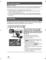 Preview for 70 page of Panasonic SDRS150 - SD MOVIE CAMERA Operating Instructions Manual