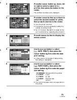 Preview for 71 page of Panasonic SDRS150 - SD MOVIE CAMERA Operating Instructions Manual