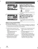 Preview for 72 page of Panasonic SDRS150 - SD MOVIE CAMERA Operating Instructions Manual