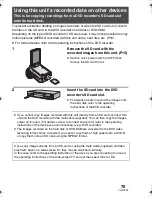 Preview for 75 page of Panasonic SDRS150 - SD MOVIE CAMERA Operating Instructions Manual