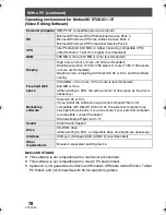 Preview for 78 page of Panasonic SDRS150 - SD MOVIE CAMERA Operating Instructions Manual