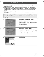 Preview for 81 page of Panasonic SDRS150 - SD MOVIE CAMERA Operating Instructions Manual