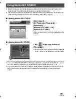 Preview for 85 page of Panasonic SDRS150 - SD MOVIE CAMERA Operating Instructions Manual