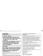 Preview for 2 page of Panasonic SE-FX70 Operating Instructions Manual