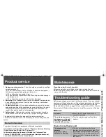 Preview for 11 page of Panasonic SE-FX70 Operating Instructions Manual