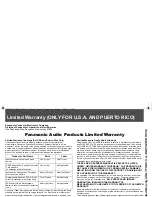 Preview for 13 page of Panasonic SE-FX70 Operating Instructions Manual