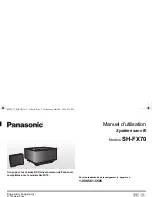 Preview for 16 page of Panasonic SE-FX70 Operating Instructions Manual