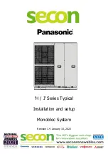 Panasonic Secon H Series Installation And Setup preview