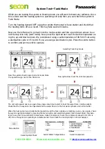 Предварительный просмотр 13 страницы Panasonic Secon H Series Installation And Setup