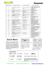 Предварительный просмотр 16 страницы Panasonic Secon H Series Installation And Setup