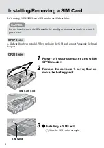 Предварительный просмотр 6 страницы Panasonic SF Series Supplementary Instructions Manual